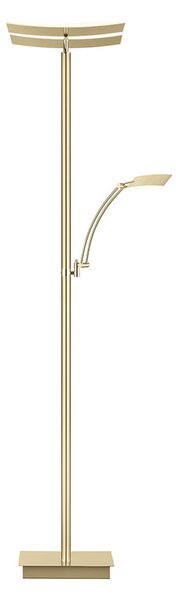 HELL Lampadar LED Andy, crem, înălțime 185 cm, metal, CCT, 3 becuri, reglabil, Bej, Camera de zi / sufragerie, Metal, Modern, Lumină de lectură