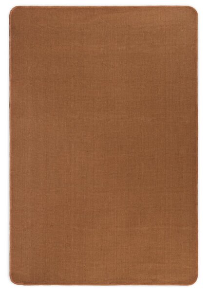 Covor de iută cu spate din latex, 80 x 160 cm, maro