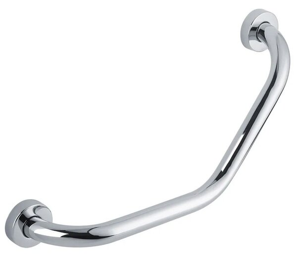 Bară de sprijin unghiulară pentru baie Chrome
