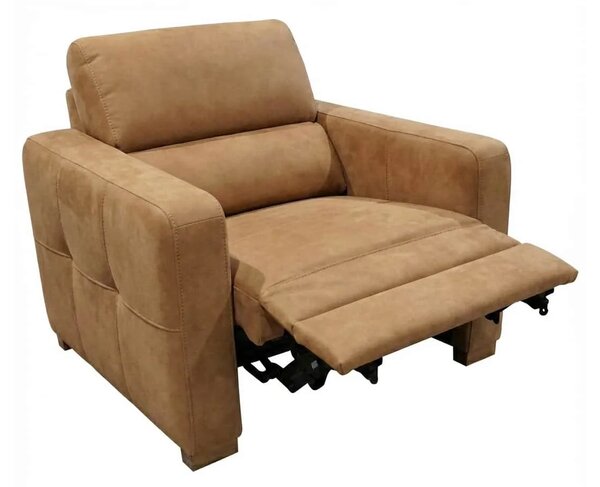 Fotoliu cu recliner electric Leonardo textil