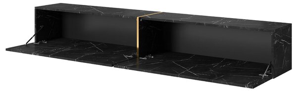 Masă TV Bakira 200 (marmiură negru). Promo -20%. 1098785