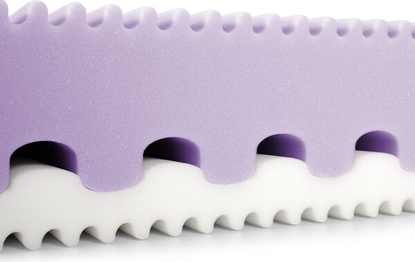Saltea înaltă din spumă Violletta 80x200x20 - husă Lavender