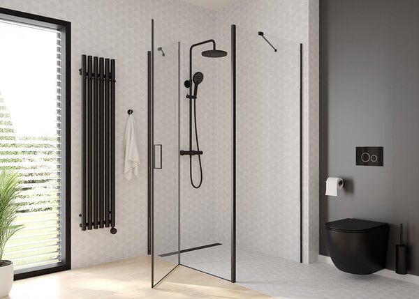 Oltens Langan rigolă duș 60 cm negru 30005300