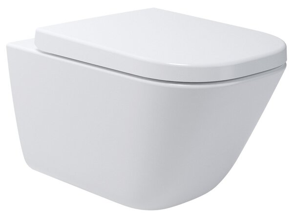 Oltens Hadsel vas wc agăţat fără margine alb lucios 42039000