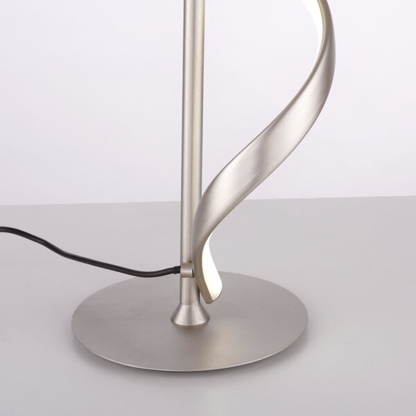 Q-Smart-Home Paul Neuhaus Q-Swing lampă de masă LED, oțel, reglabil, Metalic, Camera de zi / sufragerie, Metal, Modern