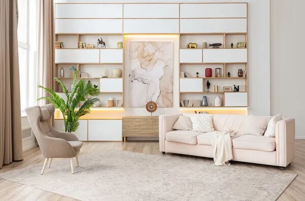 Covor lana Berien White Selectează mărime: 200 X 300