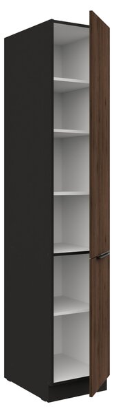 Dulap superior de bucătărie Manana 40 DK 210 2F (Cadru: negru mat + front: nuc okapi). 1134997