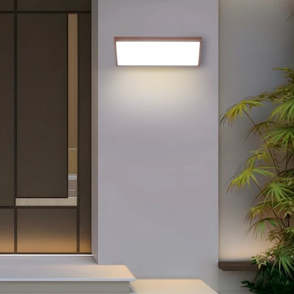 Brilagi - Aplica LED de exterior TRIANGLE, 42W/230V, maro, IP65