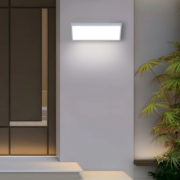Brilagi - Aplica de perete pentru exterior TRIANGLE LED/42W/230V albă IP65