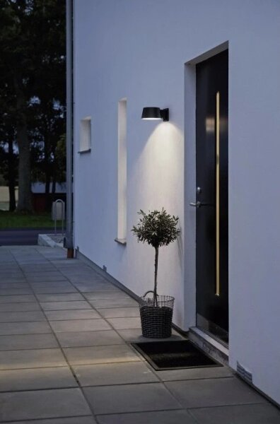 Viking - Aplică solară de perete LED dimabilă cu senzor LED/1W/3,7V IP44 4000K
