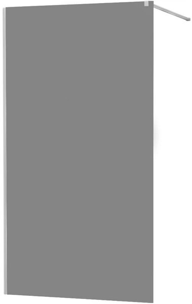 Paravan de dus Mexen Kioto WALK-IN 8mm, 70x200 cm, sticla gri (grafit), 800-070-000-00-40