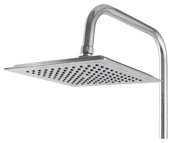 Invena Stelona, ​​set de duș cu baterie cu pârghie, crom, INV-AU-34-B01-Q