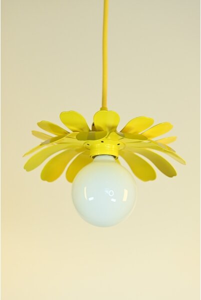 Bohemia-Design - Lustră suspendată pe cablu 1xE27/60W/230V, galbenă