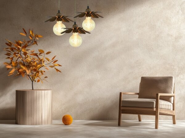 Bohemia-Design - Lustra pe cablu 1xE27/60W/230V bronz