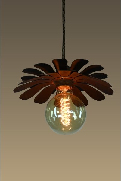 Bohemia-Design - Candelabru suspendat pe cablu 1xE27/60W/230V, finisaj bronzat