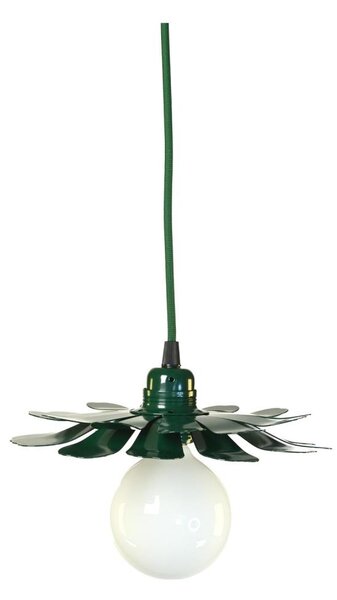 Bohemia-Design - Lampă suspendată cu cablu 1xE27/60W/230V verde