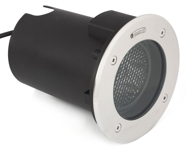 FARO 70310 - Corp de iluminat exterior pentru trecere auto GEISER 1xGU10/8W/230V IK08 IP67 inox