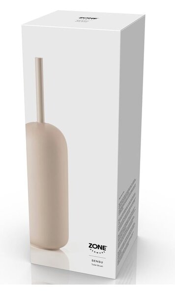 Perie de WC bej din beton Sensu – Zone