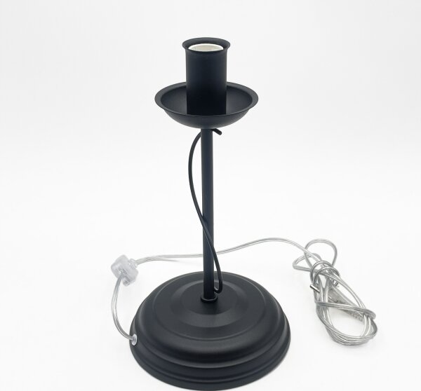 Lampă de masă ANTON 1xE14/60W/230V neagră