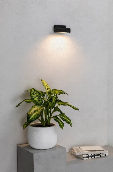 FARO 70294 BALIC - Aplica LED de exterior, 8W, 230V, temperatură de culoare comutabilă 3000/4000/6500K, IP65, negru
