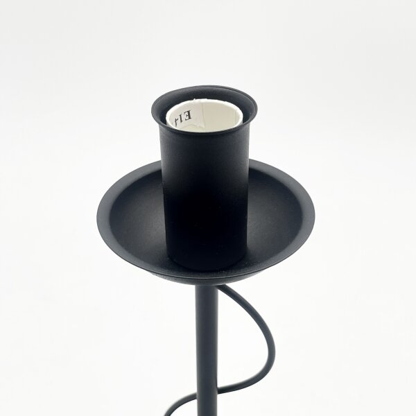 Lampă de masă ANTON 1xE14/60W/230V neagră