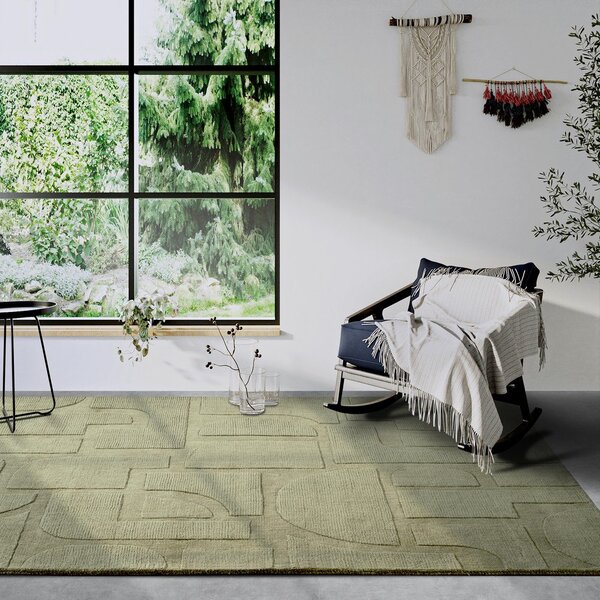 Covor verde țesut manual din lână 80x150 cm Alexis – Villeroy&Boch