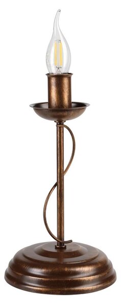 Lampă de masă ANTON 1xE14/60W/230V bronz