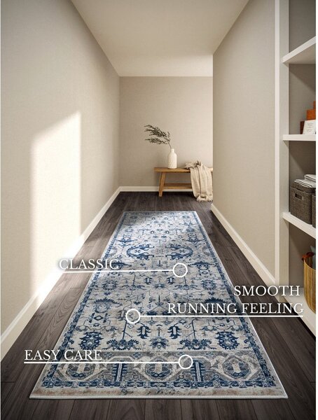 Covor tip traversă albastru 80x240 cm Emmanuel – Villeroy&Boch