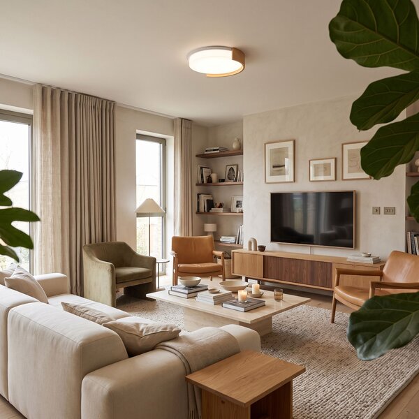 Lampa Plafoniera APP1931-C 40cm WOOD