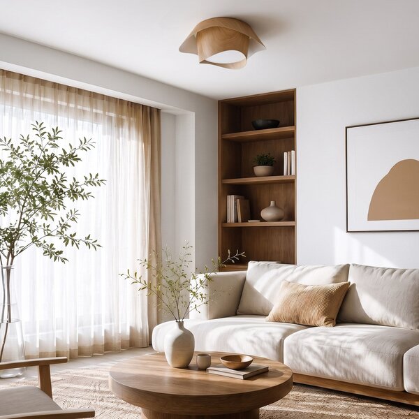 Lampă de tavan LED APP1930-C 40cm WOOD
