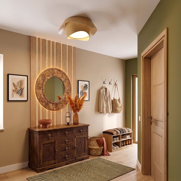 Lampă de tavan LED APP1930-C 40cm WOOD