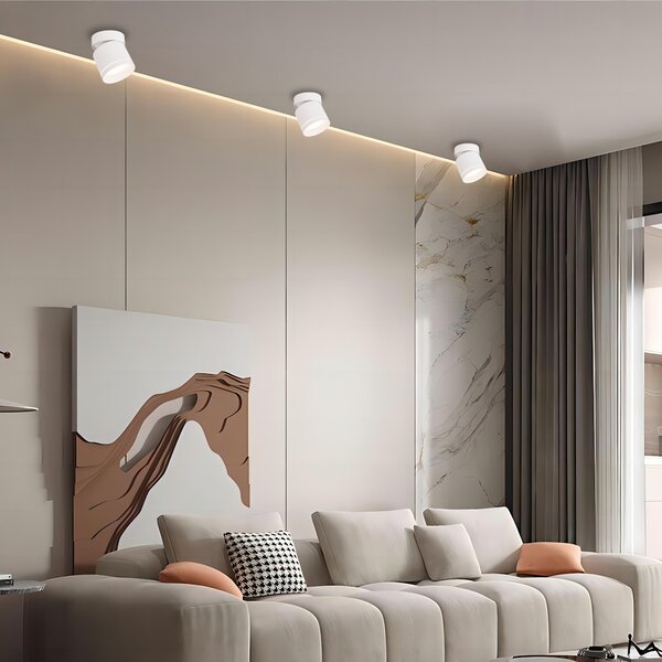 Light Prestige Kendal lampă de tavan 1x7 W alb LP63311SMR1WHmovable