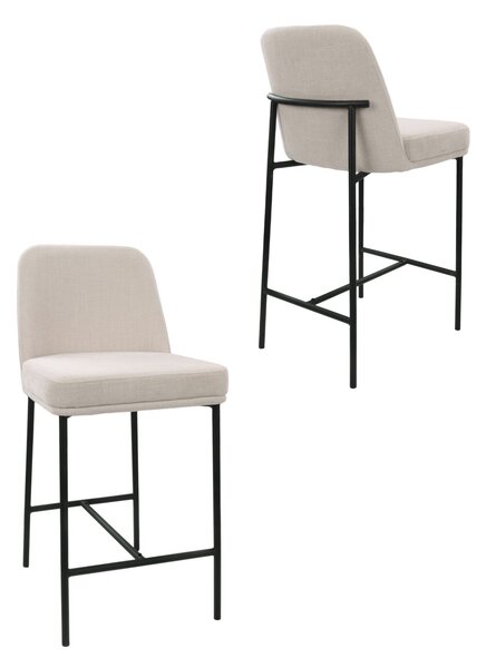 Scaun de bar Zafiro, picioare negre