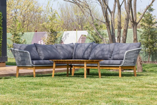 Set mobilier premium terasa/gradina, Paris, lemn