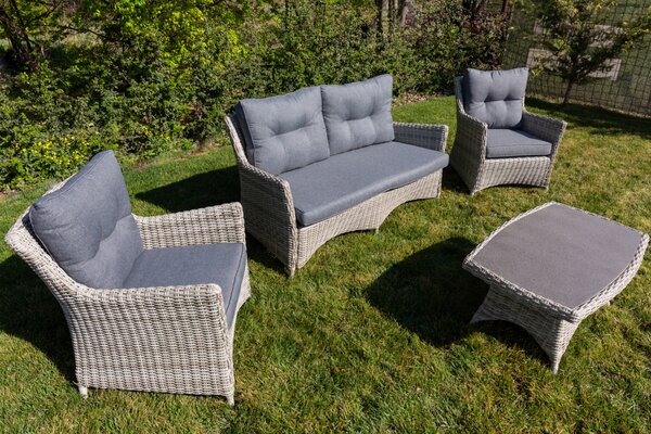 Set mobilier premium terasa/gradina, Cairo, cappucino