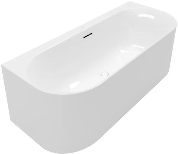 Villeroy & Boch Loop & Friends cadă de perete 170x75 cm ovală alb UBA170LOF9CS00V-01