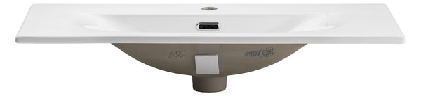 Comad Sky 3 lavoar 80x40 cm dreptunghiular mobilier alb luciu SKY 3 80CM DP (E-8099-3-80)