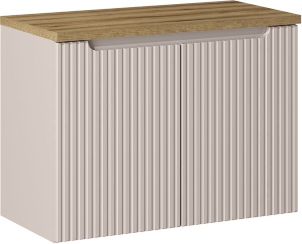 Set dulap Comad Nova Cashmere NOVA CASHMERE 82-80-2D, blat Comad Nova Oak NOVA OAK A 89-80