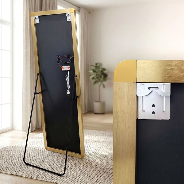 Oglindă LED Classico 50x160cm Brush Gold