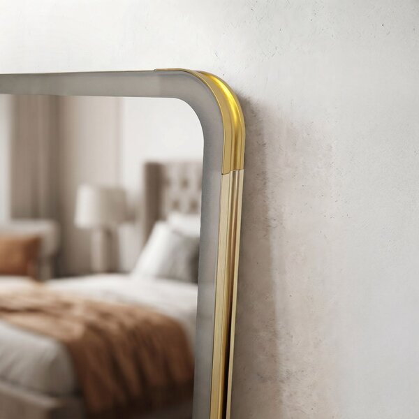 Oglindă LED Classico 60x170cm Brush Gold