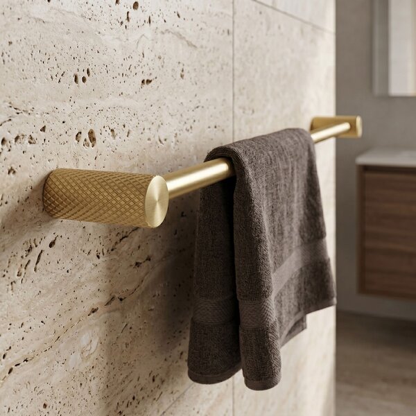 Cuier de baie A62301BG OTTO Brush Gold