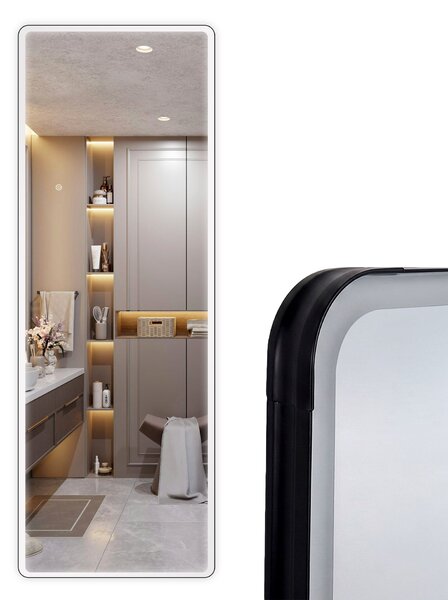 Oglindă LED Classico 50x160cm Black