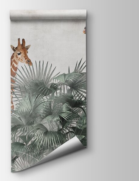 Fototapet Grup de girafe într-o pădure, Fototapet jungle, Fototapet populare, u95271 - Tapeko.ro