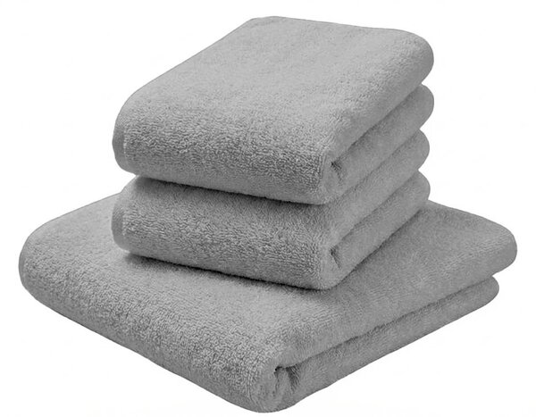 Prosop NORIELLE 70x140 cm gri deschis, 100% bumbac