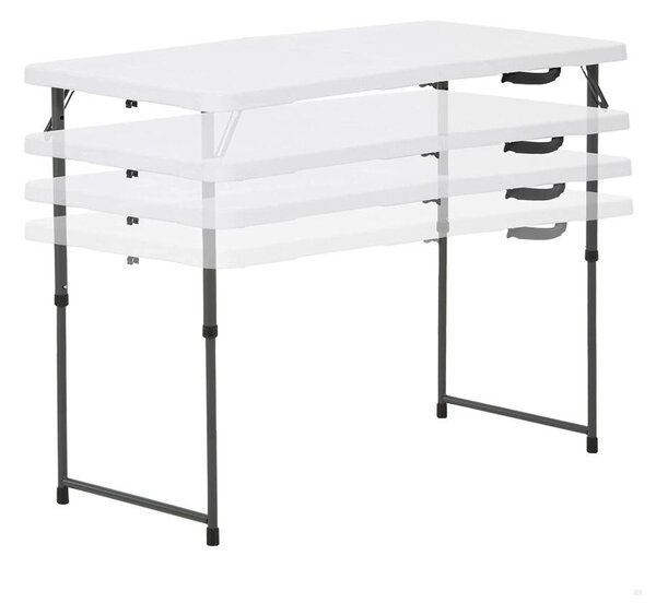Masă pliabilă catering/camping FRANKE cu înălțime reglabilă