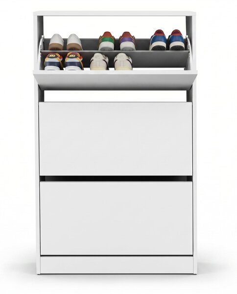 Pantofar Adore Max Plus, 18 Perechi, 3 Compartimente, 73x119x26 cm