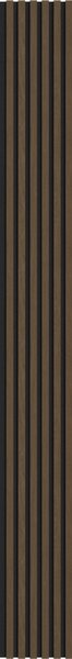 Mexen Lam-F, lamele acustice de perete 275 × 30 cm, suport din fetru 8 mm, furnir tehnic, nuc espresso, S105-275307-3015-019