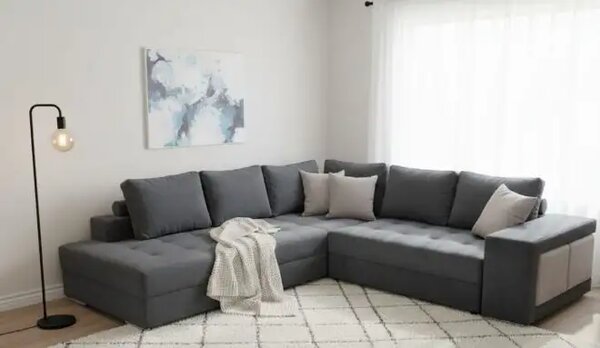 Coltar extensibil cu 2 tabureti inclusi Reina