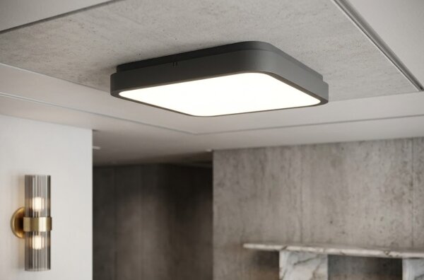 Brilagi - Plafonieră LED pentru baie ZENNA LED/24W/230V 34,5x34,5 cm IP44 finisaj antic
