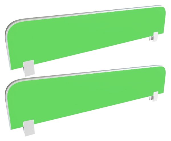 Set 2 paravane detasabile protectie pat copii - Verde 70 x 14 cm